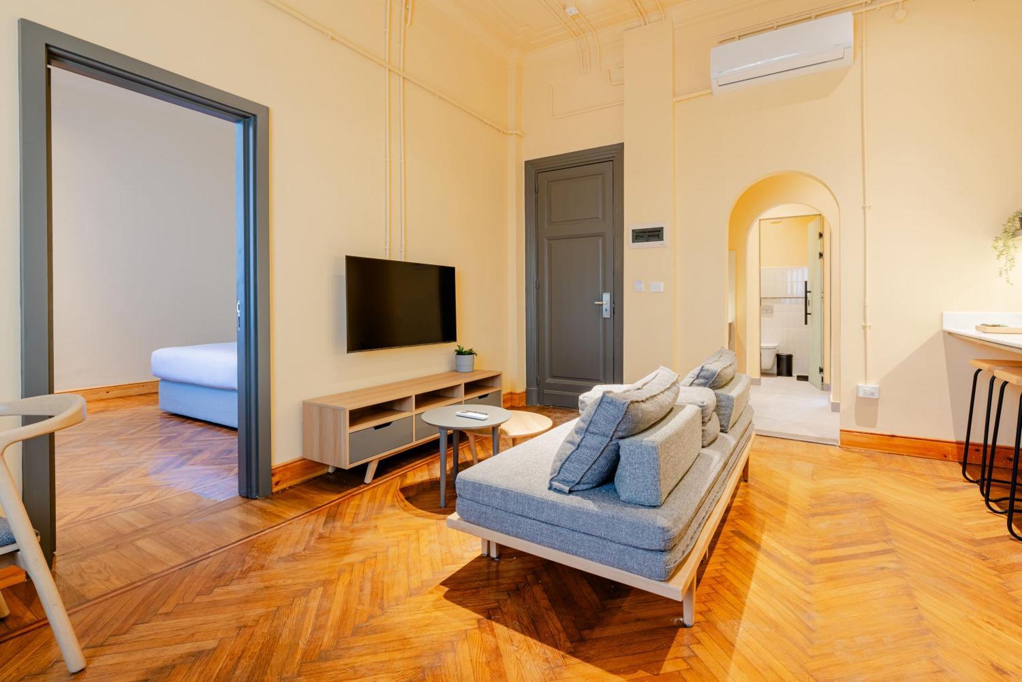 Grey L Studio Apartments Downtown Alexandria Menasce House Eksteriør bilde